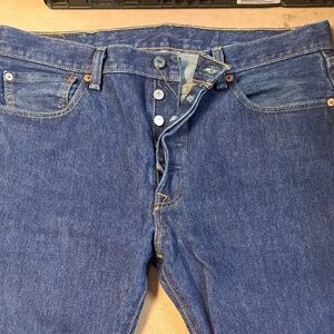 Levis 501 Button Fly Jeans 34x32